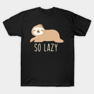 Sloth Lazy T-Shirt